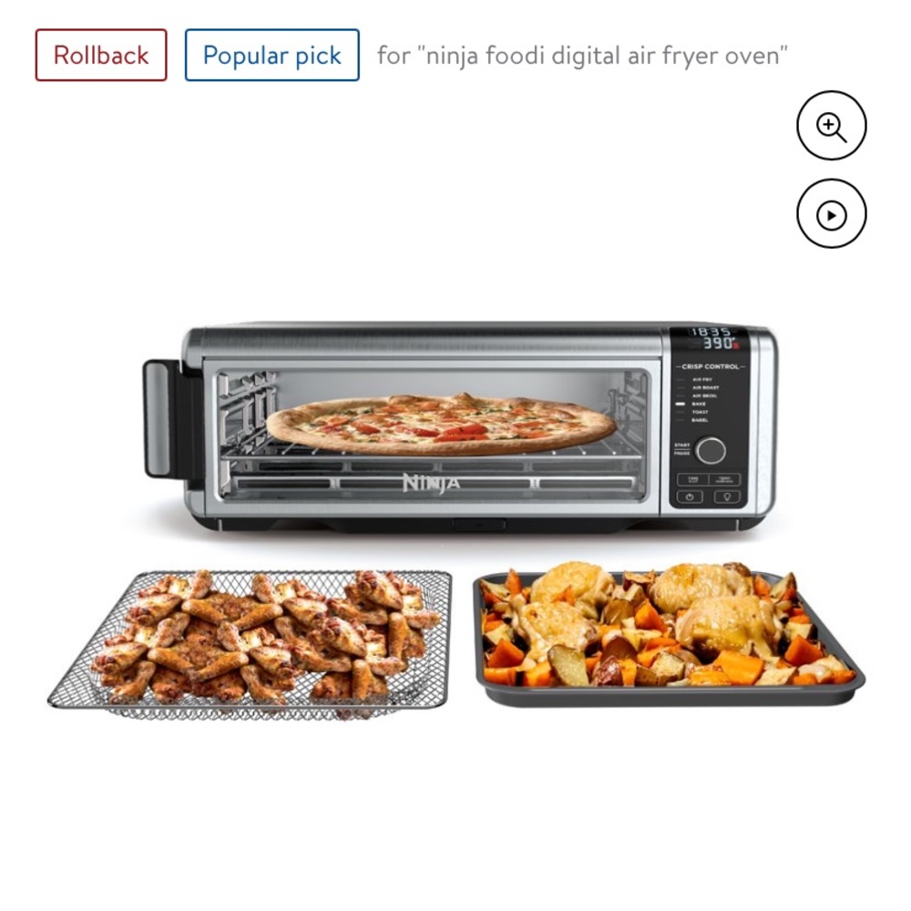 Ninja digital air fryer with cookbook